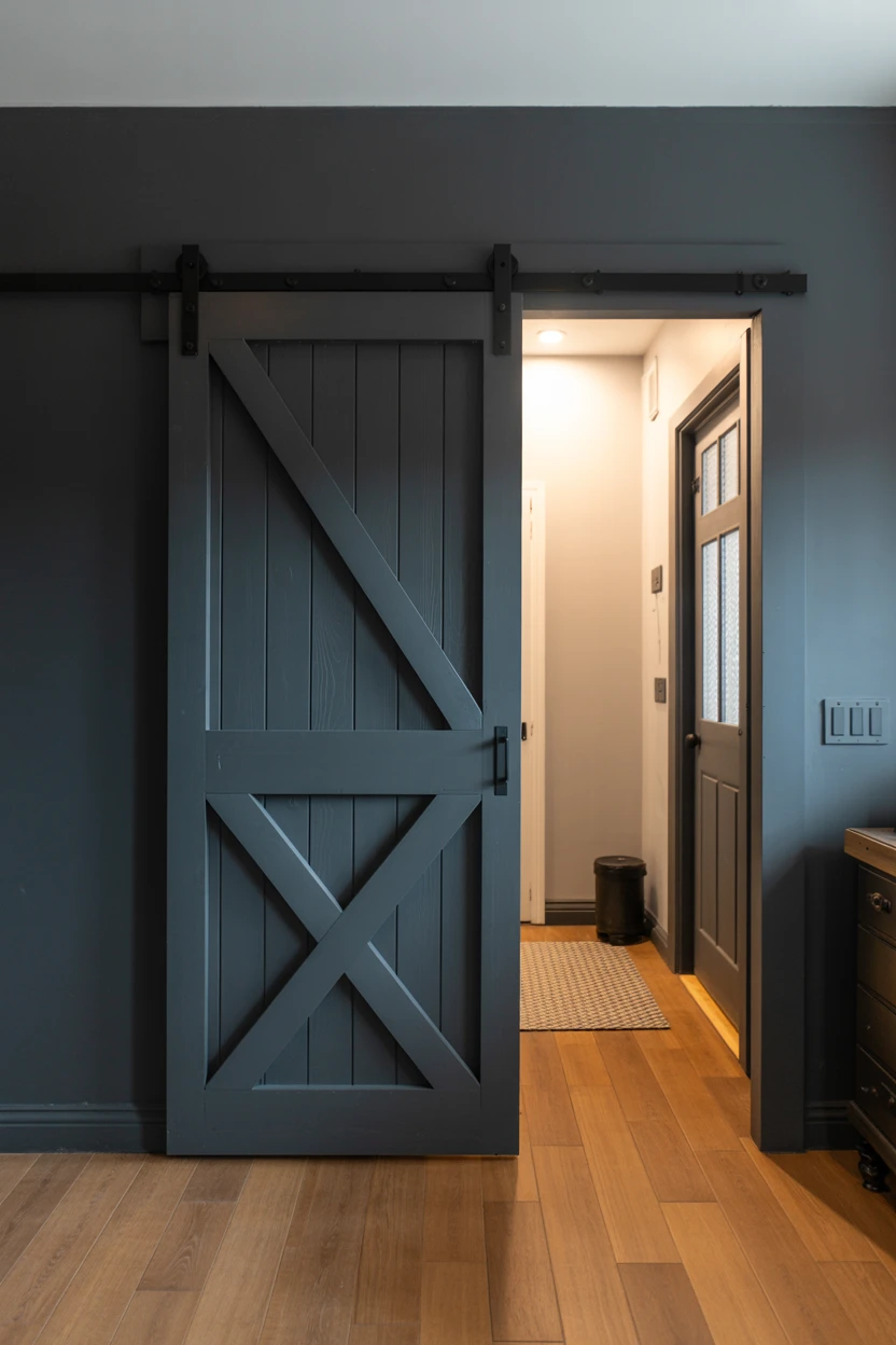 Install a Sliding Barn Door for a Rustic Entry