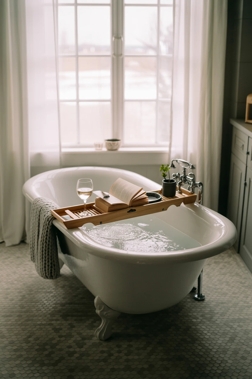 Opt for a Freestanding Tub as a Focal Point