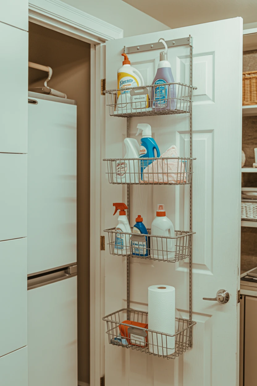 Utilize the Back of the Door for Storage