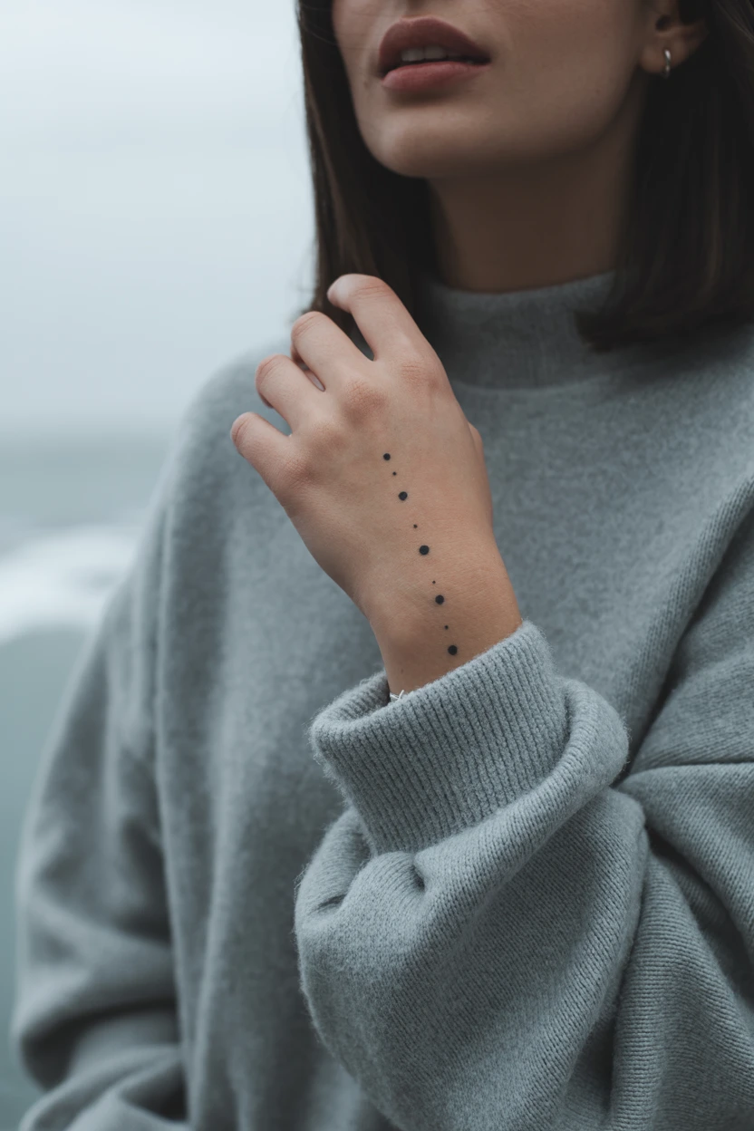 A Constellation of Three Tiny Dots on the Side of the Hand