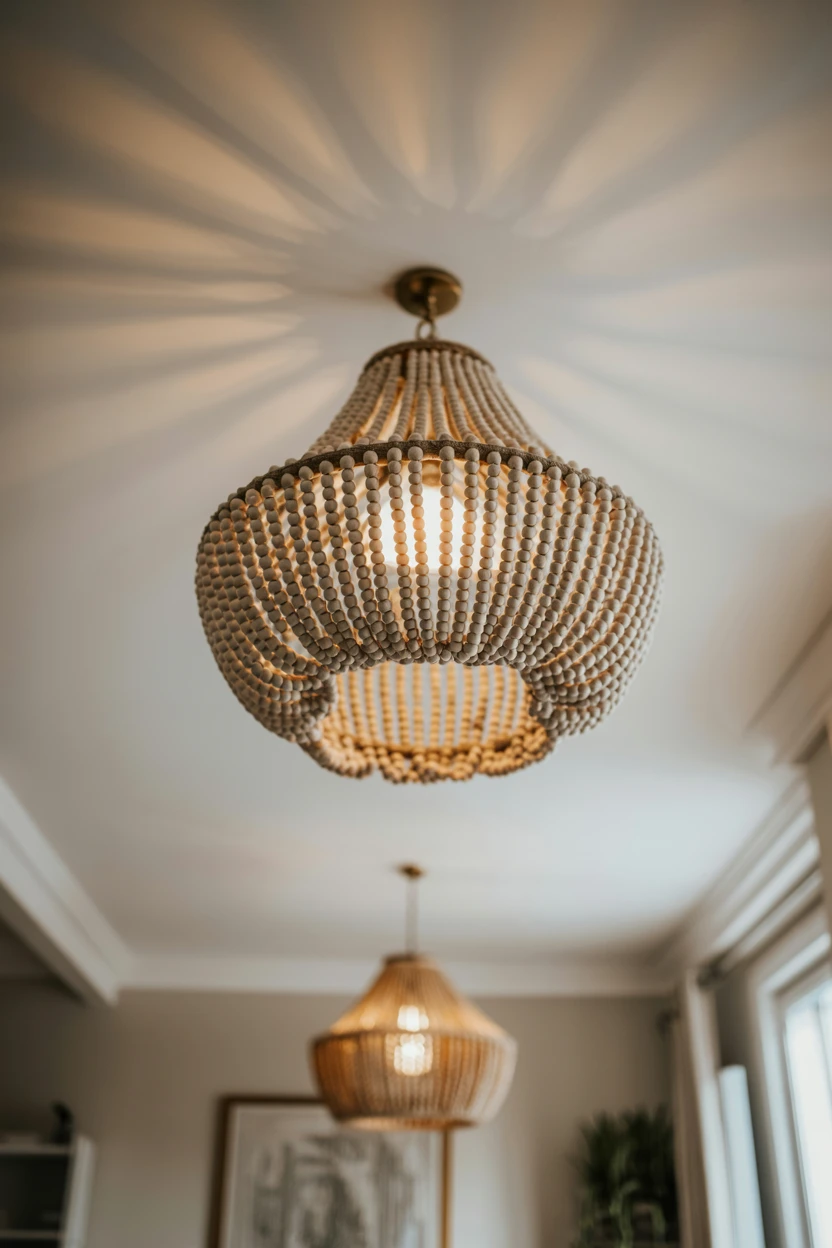 Illuminate the Room with a Beaded Chandelier
