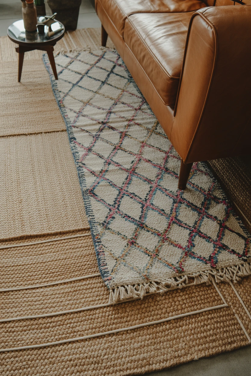 Layer Rugs for Extra Texture and Pattern