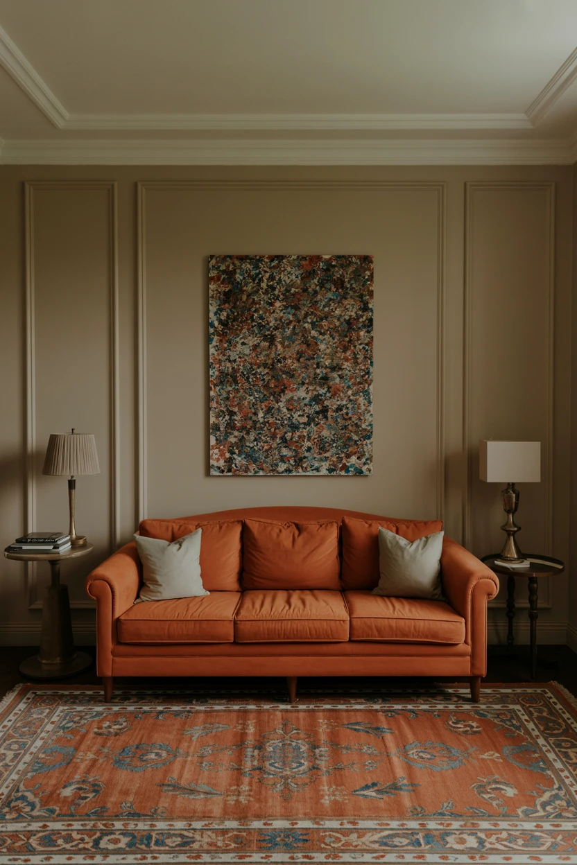 Traditional with a Modern Art Twist