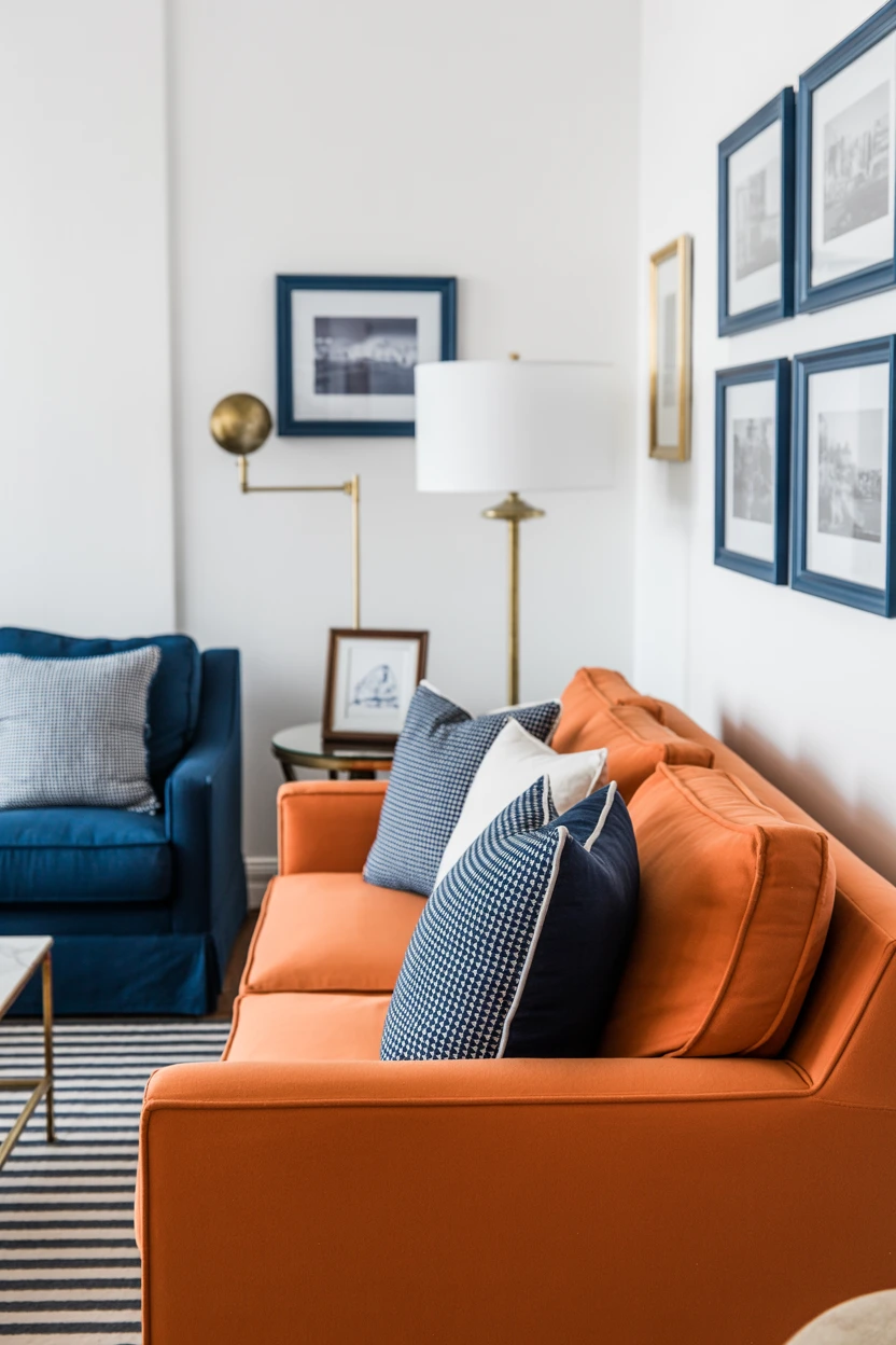 Classic Pairing with Navy Blue