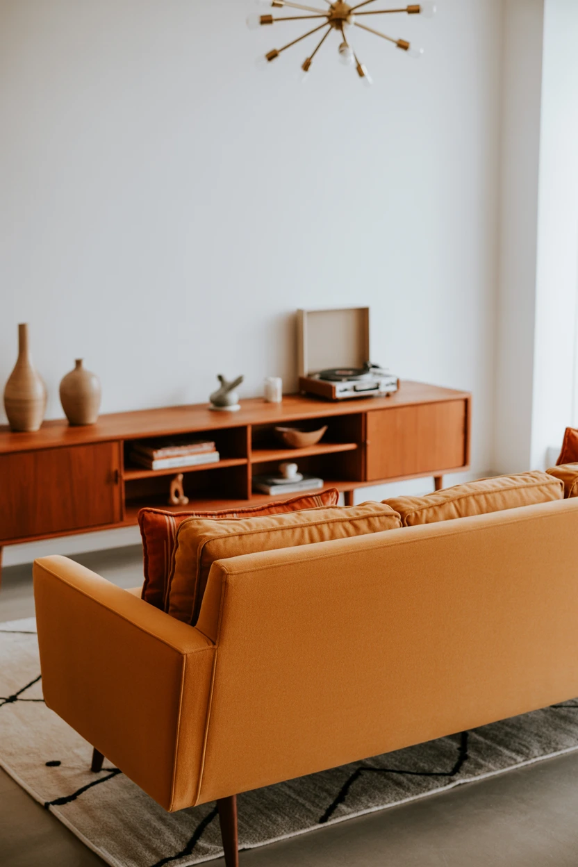 Mid-Century Modern with Teak Wood